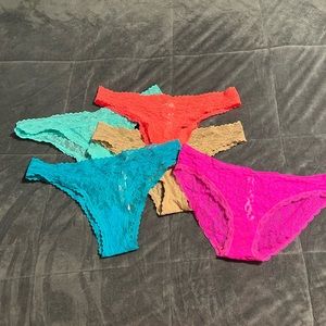 Victoria Secret Cheekini lace underwear panties large